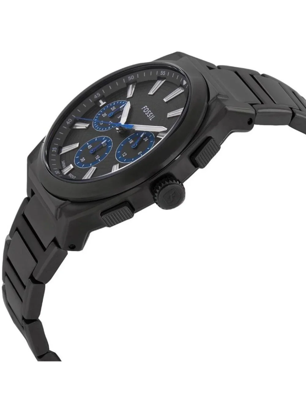 NWT Fossil Everett Chronograph Quartz Grey Dial Men's Watch